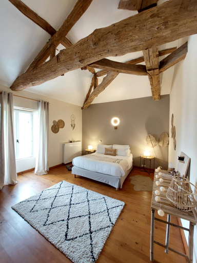 Bedroom 2, Moulin de Monpoisson, Gironde