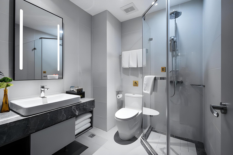Bathroom 3, Home Inn Selected Hangzhou West Lake Wulin Square Center, Hangzhou