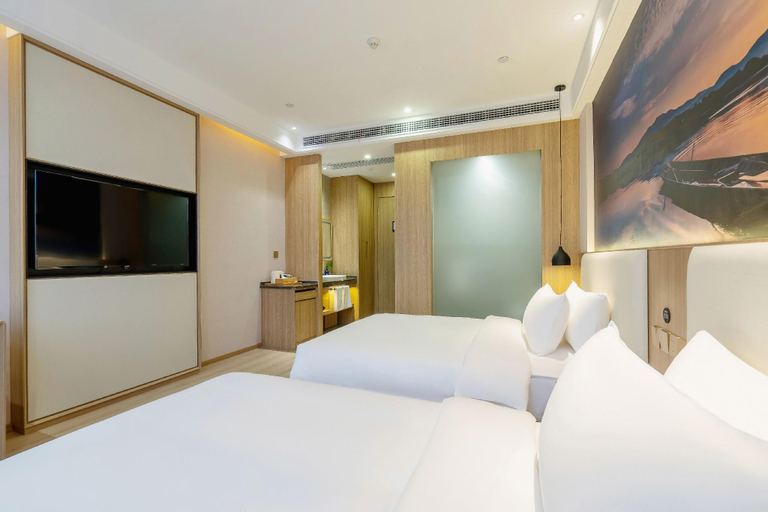 Bedroom 2, Starway Hotel Nanjing Guli Yinxinghu Avenue, Nanjing