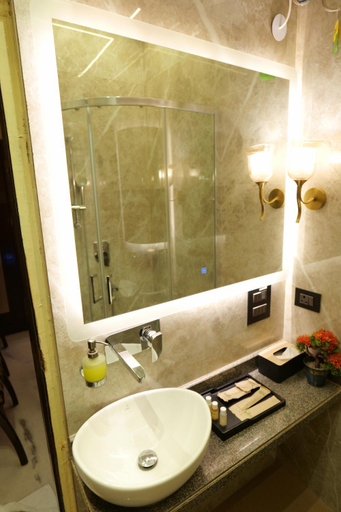 Bathroom 4, Wood Castle Hotel, Delhi