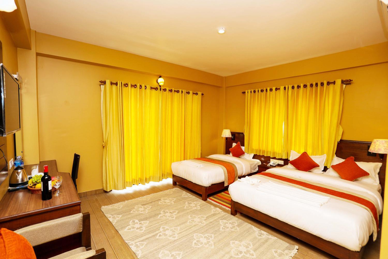 Bedroom 3, Hotel The Clock, Gandaki
