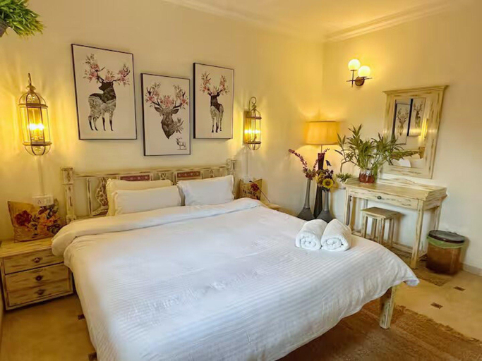 Bedroom 3, Heritage Villa in Arpora | Poolside Bliss & Views, North Goa