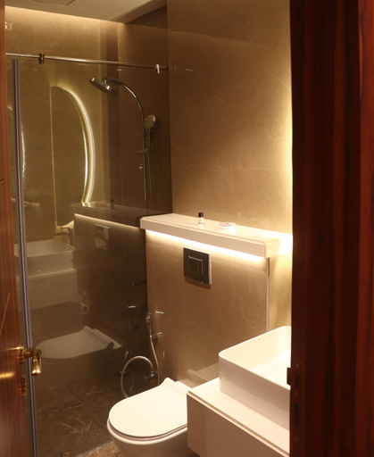 Bathroom 4, Hotel Prem Inn, Mathura