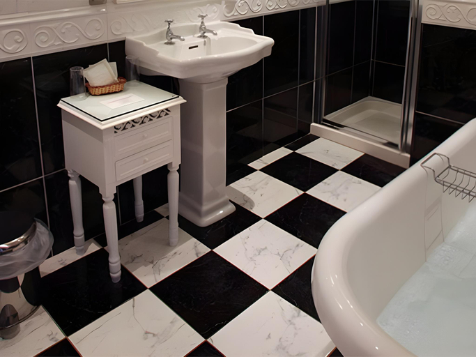 Bathroom 4, Riverdale Hall Hotel & Leisure, Northumberland