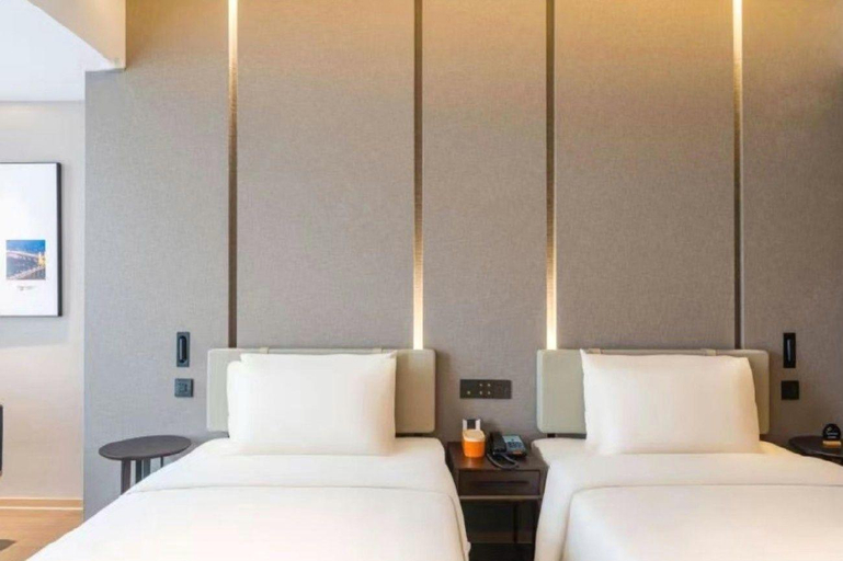 Bedroom 2, Atour Hotel Nanjing Jiangning Binjiang Development Area Shike Lake, Nanjing