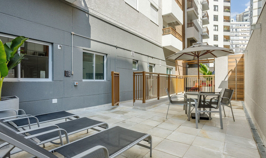 Outdoor dining 4, Apts in Perdizes, Near the Allianz Parque - WEL, São Paulo