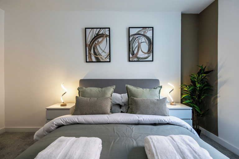 Bedroom 2, Scholars Quarter Apartment, Birmingham