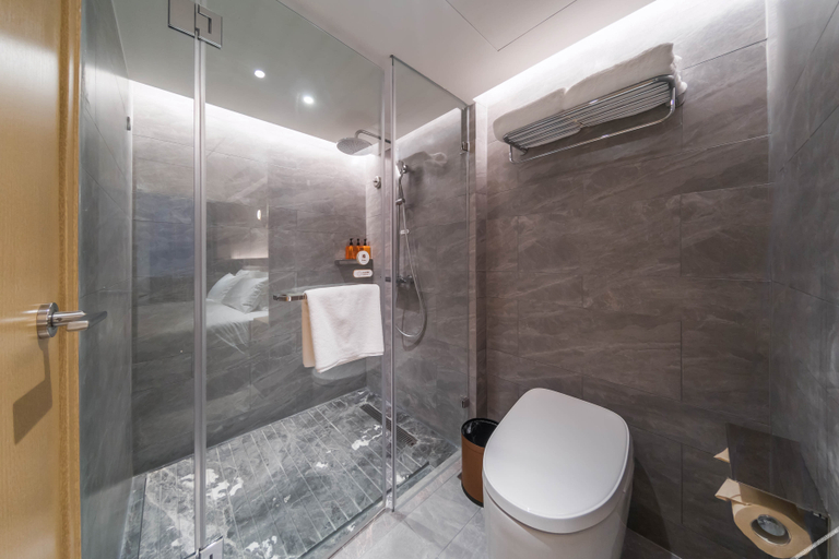 Bathroom 3, Orange Hotel Jiujiang Railway Station, Jiujiang