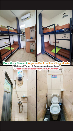 Bathroom 5, Anjuma Backpacker, Yogyakarta