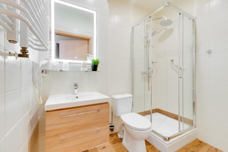Bathroom, Hotel Diament Economy Gliwice, Gliwice City