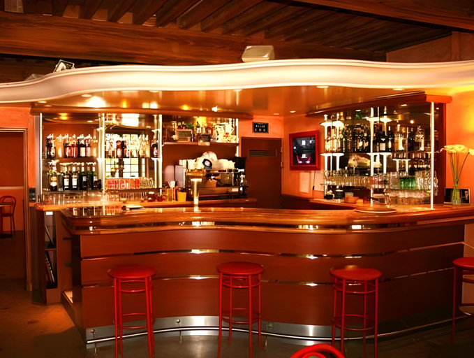 Bar/lounge, Hotel Beaulieu Lyon Charbonniv®res, Rhône
