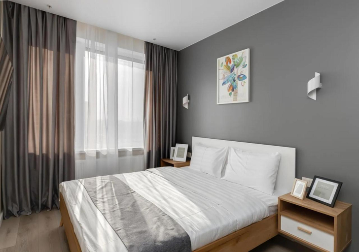 Bedroom 2, Botanical Garden апарт-отель рядом с Ботаническим садом, Astana City