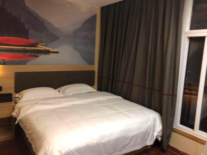 Bedroom 5, Thank Inn Hotel Jiangsu Nanjing Jiangning District Taowu, Nanjing