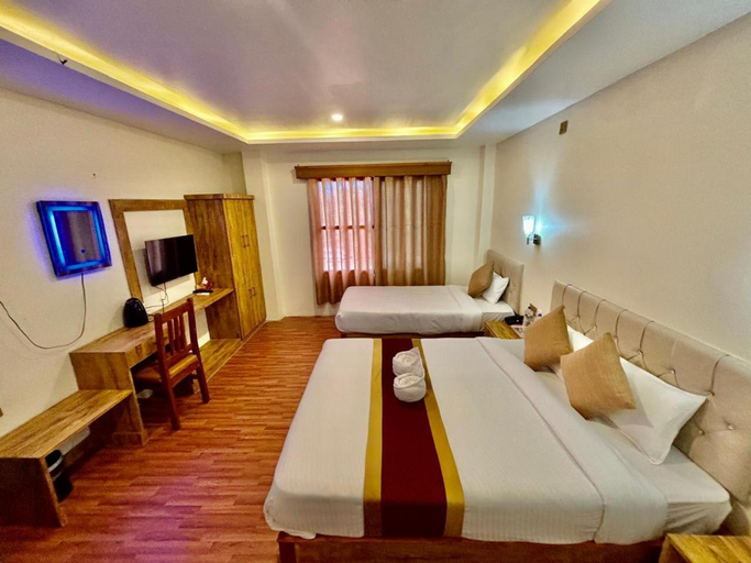 Bedroom 2, Chandrama Hotel and Restaurant, Narayani