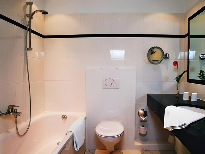 Bathroom 4, Hotel Twilling, Nordfriesland