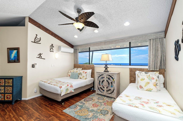 Room 3, AC - Beautiful Ocean & Golf Views - 2 Bedrooms w/ Loft - Vrkcv, Hawaii