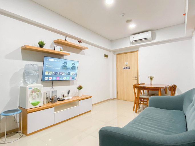 Living area, Neat And Simple 2Br At Meikarta Apartment, Cikarang