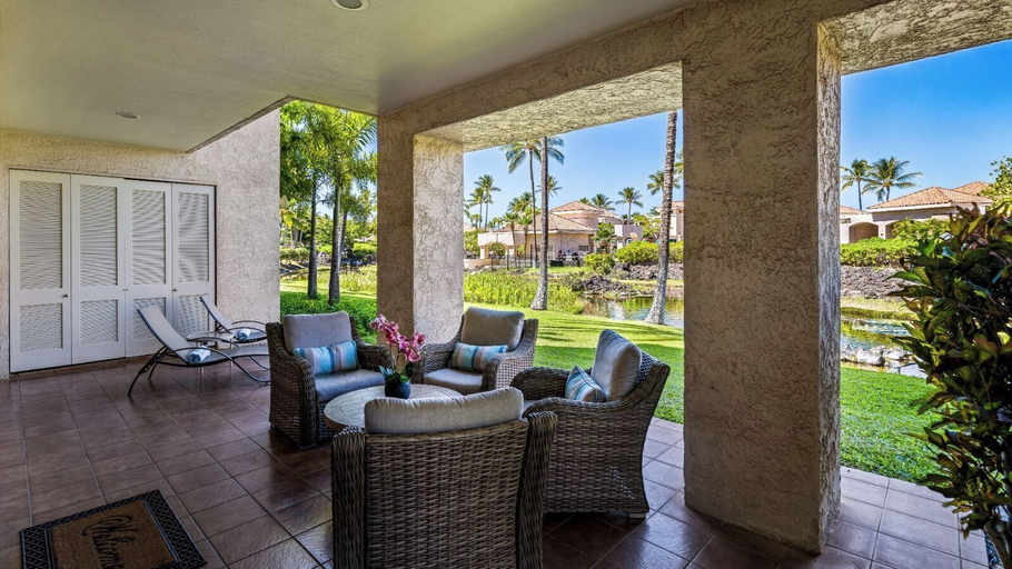 Terrace/patio 5, Spacious Hawaiian Unit w/ Lagoon View - AC & Wifi - Vrkcv, Hawaii