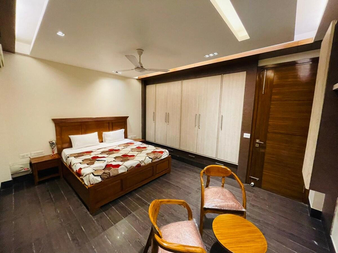Bedroom 2, Fortune Home Service Apartment 4Bhk D-163 Saket, Delhi