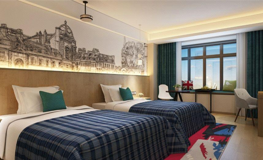 Bedroom 2, MEHOOD Hotel Jinan Gaoxin Wanda Exhibition Center, Jinan