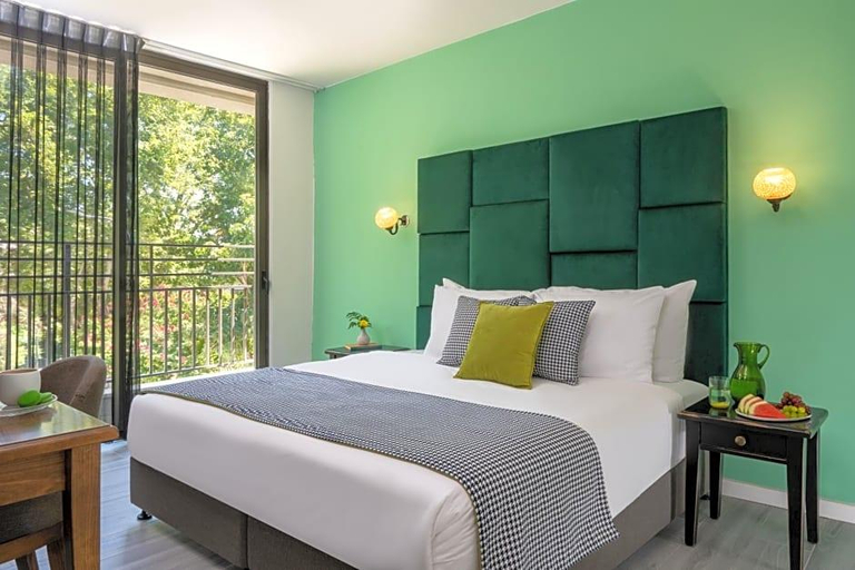 Bedroom, Kfar Giladi Kibbutz Hotel by KHC