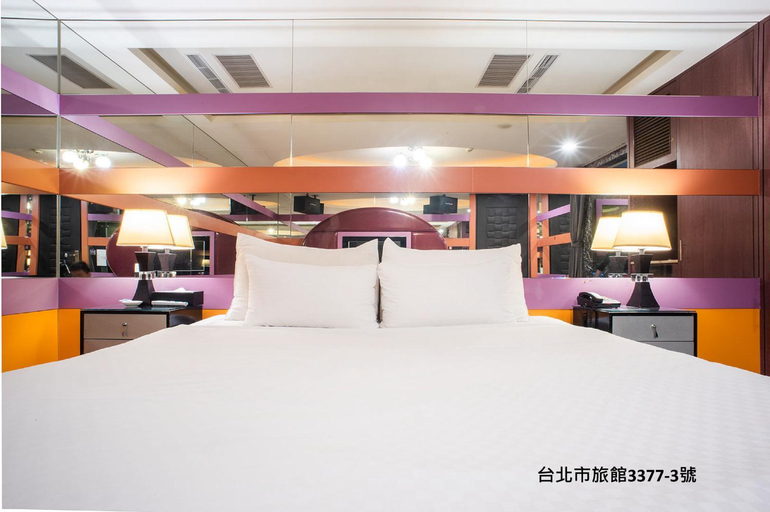 Bedroom 4, 探索汽車旅館 延平館 台北市旅館377-3號, Taipei City