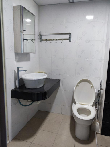 Bathroom 4, glory beach resort private, Port Dickson