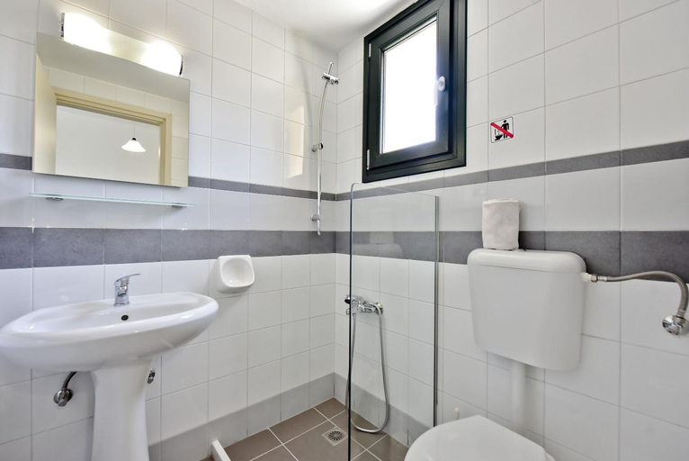 Bathroom 5, Milos Apartments Malia, Crete