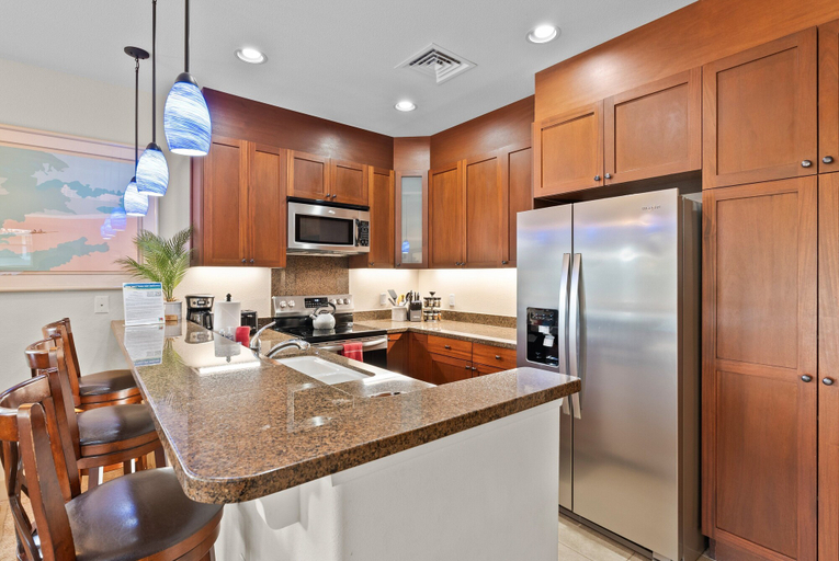 Private kitchen 4, Peaceful Hawaiian Condo w Upscale Amenities - Near Dolphin Quest - Pool!- Vrkcv, Hawaii