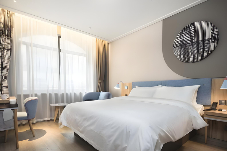 Bedroom 2, Home Inn Neo Jinan Daming Lake Railway Station Chaoran Tower, Jinan