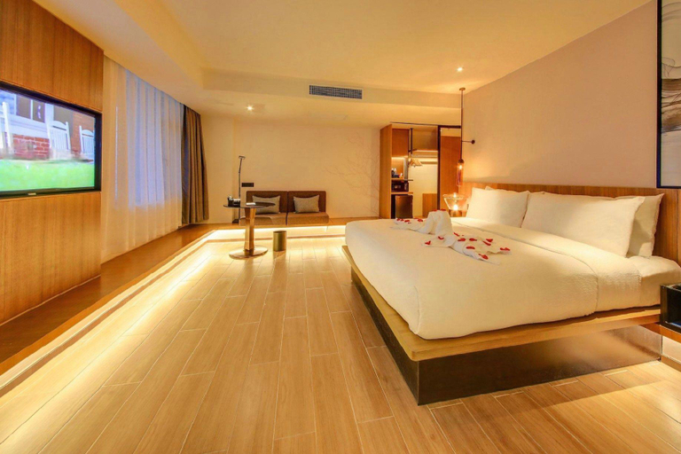 Bedroom 3, Mei Jing Hotel (Jinan Wanda Plaza Exhibition Center), Jinan