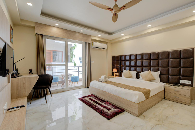 Bedroom 2, The Lodgers Studio Sector 51, Gurgaon