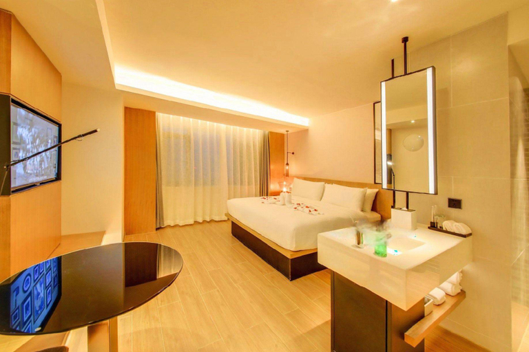 Bathroom 4, Mei Jing Hotel (Jinan Wanda Plaza Exhibition Center), Jinan