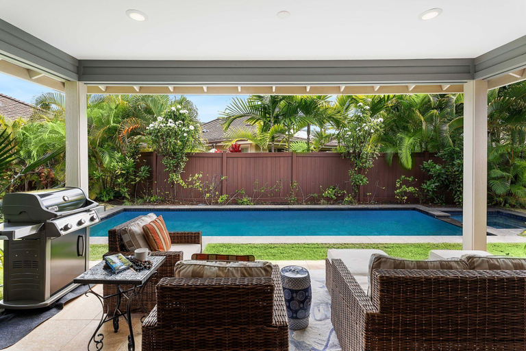 Terrace/patio 5, Hawaiian Unit - Outdoor Private Pool - Central AC - Vrkcv, Hawaii