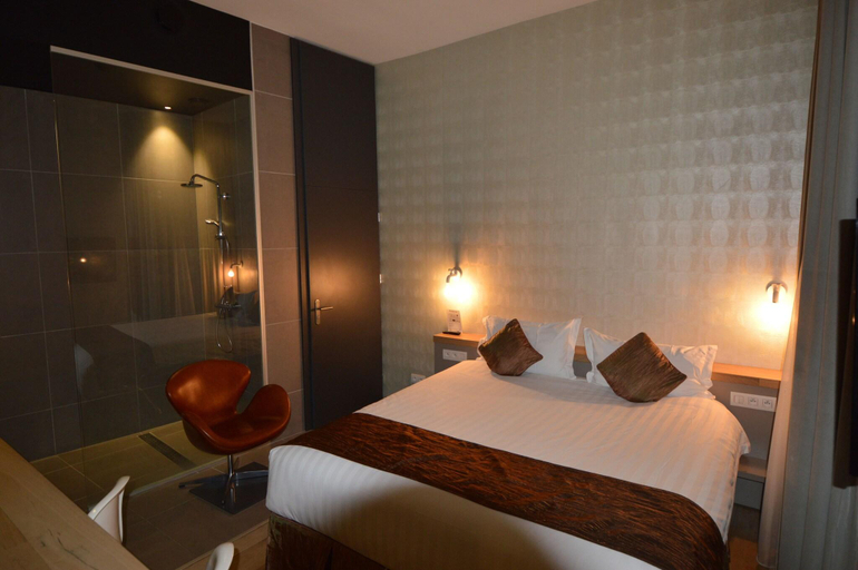 Bedroom 2, Amosa Liège City Centre Apart Regence 17, Liège