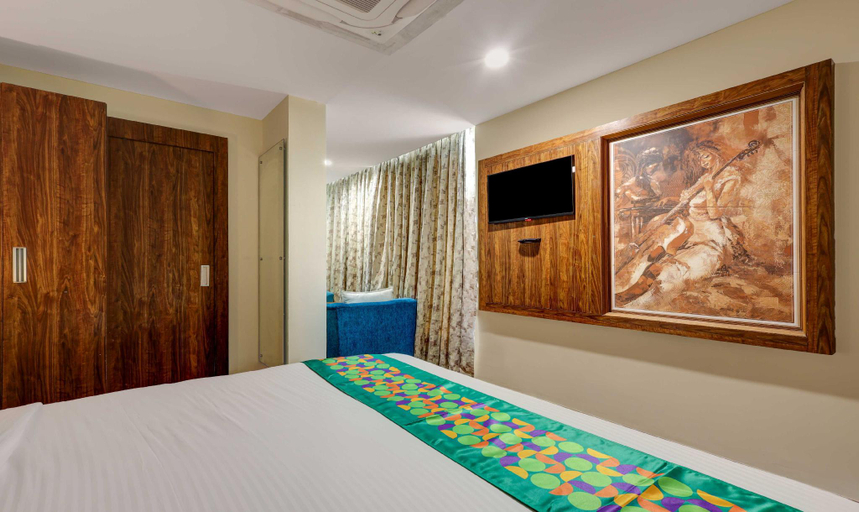 Bedroom 3, Treebo Black & White RK Beach - Walkable To RK Beach, Visakhapatnam