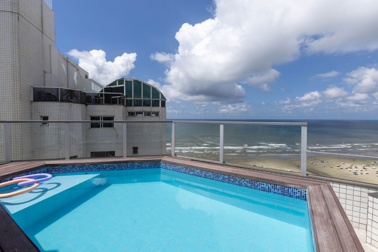 Room 2, Cobertura a Beira mar com Piscina e Churrasqueira, São Vicente