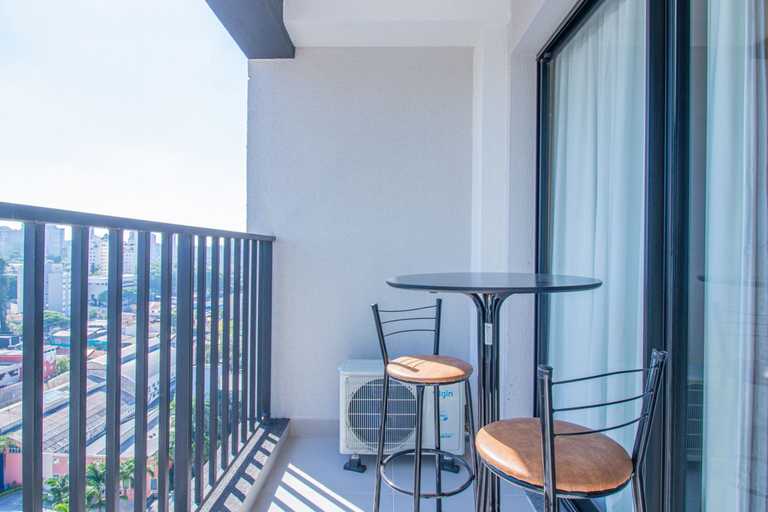 Room 3, Studio Elegante com Varanda e Tima Localiza o, São Paulo