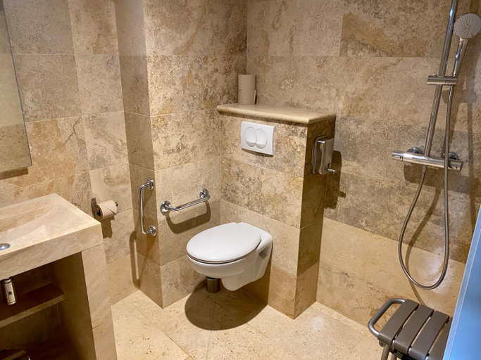 Bathroom, Chateau du Poet-Celard, Drôme
