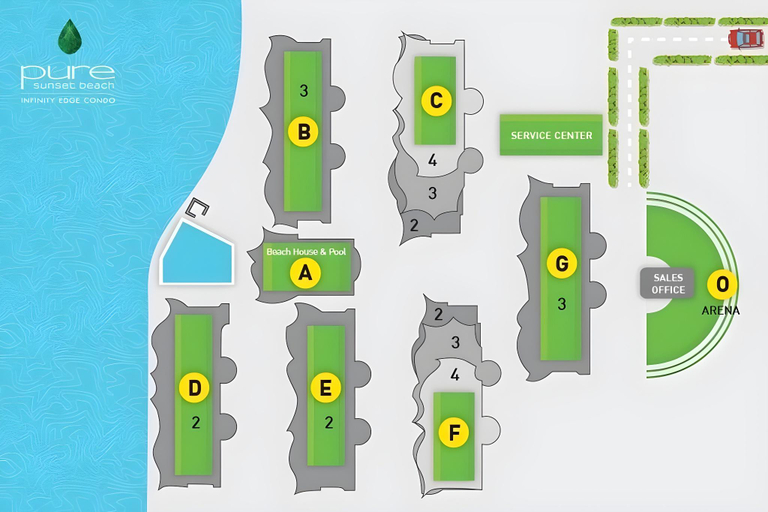 Map 5, Pure Sunset Beach - Sunset Sea View Two-bedroom, Sattahip