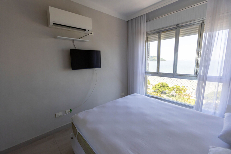 Room 5, Apto Confort vel com Linda Vista Frente Para o mar, Santos
