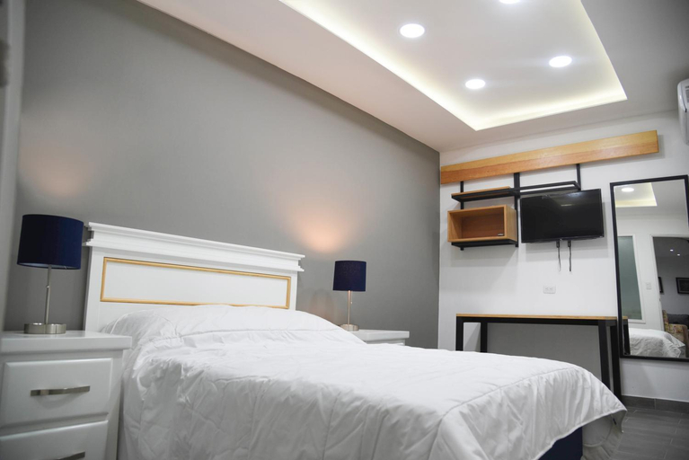 Bedroom, Casa moderna equipada como hotel Habitacion 2 F, Monterrey