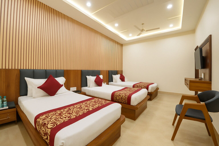 Bedroom 3, Hotel Jyotirlinga, Ujjain
