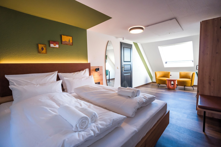 Bedroom 4, Hotel Sandkorn, Nürnberg