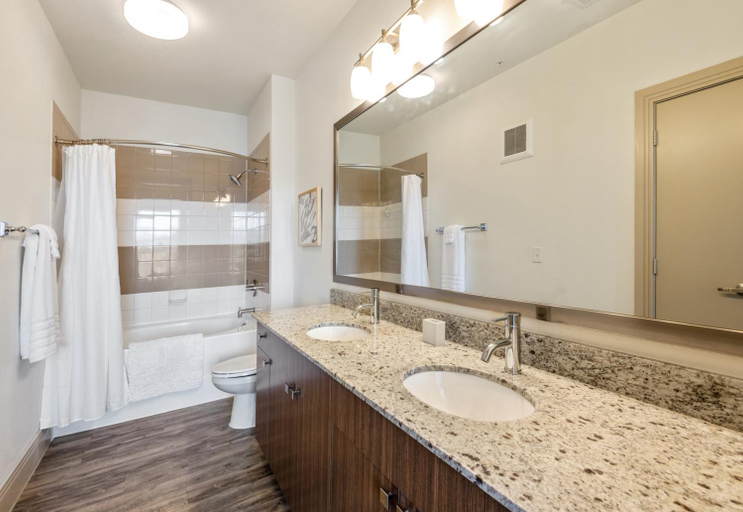 Bathroom, Historic Downtown McKinney Modern Apartments by Barsala, Collin