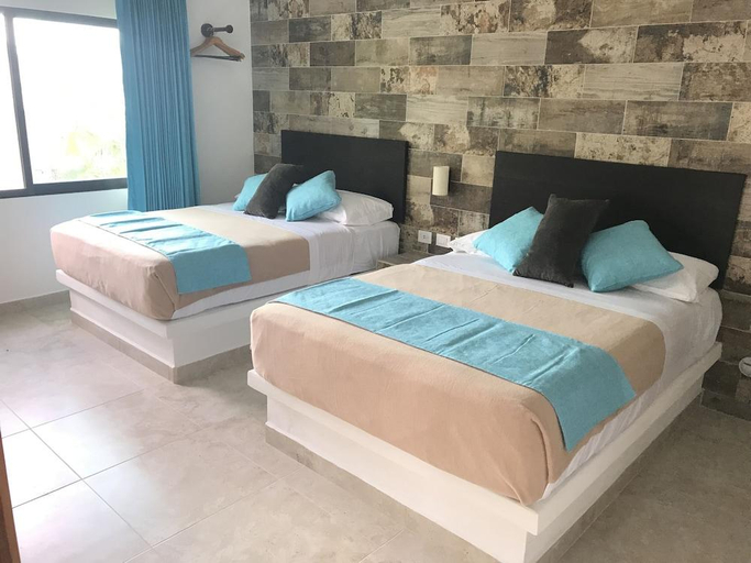 Bedroom 2, Hotel Aldea 19 Bacalar, Othón P. Blanco