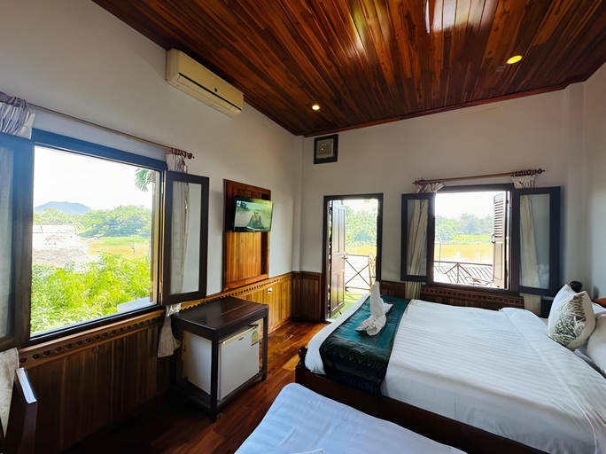 Bedroom 3, Kingkham Riverside Hotel, Luang Prabang