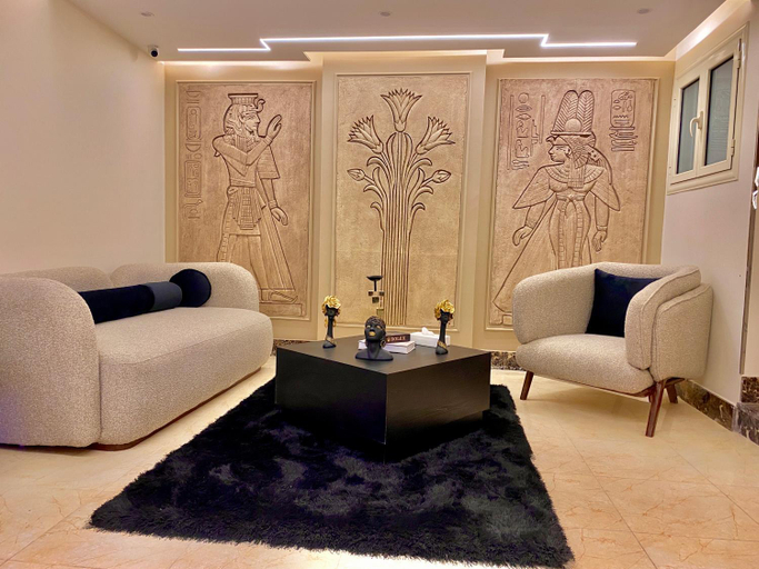 Public Area, New Museum Guest House, Pyramids View, Al-Ahram