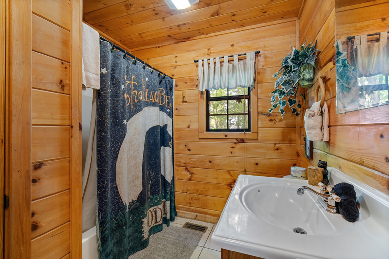 Bathroom, Secluded Memories 2 Bedroom Cabin by RedAwning, Sevier