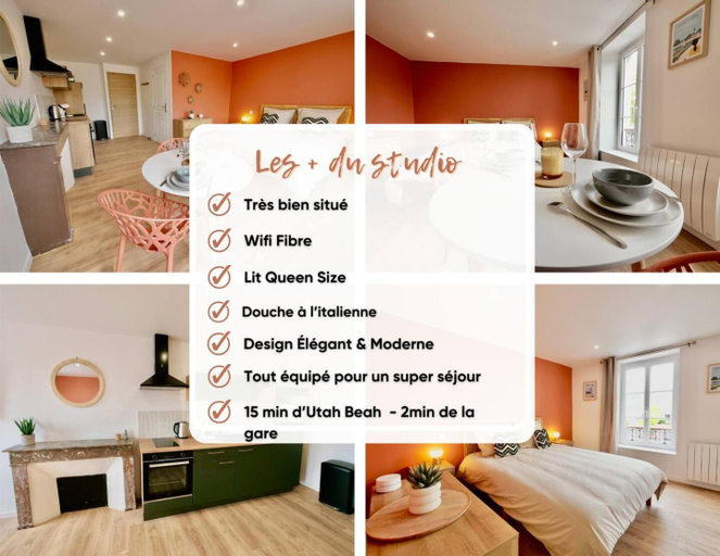 Bedroom 2, D-Day Suites, Manche